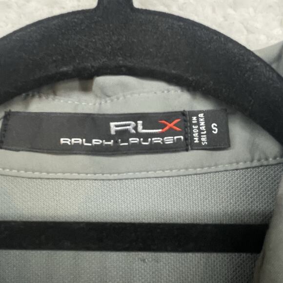 RLX Ralph Lauren Shirt Mens Small Gray Polo Golf Pocket Logo Performance Casual - Picture 3 of 10